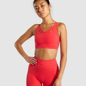 Gymshark Red X-Small Sculpt Bra